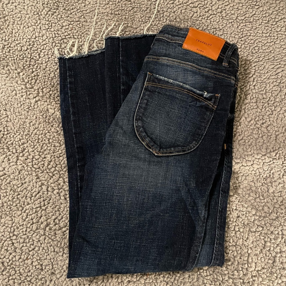 Zara mid rise trafaluc collection jeans